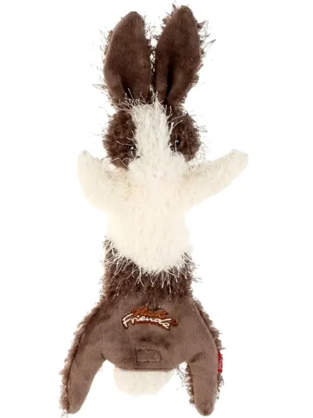 Gigwi Игрушка-шкурка Plush Friendz Заяц для собак с пищалкой 47см
