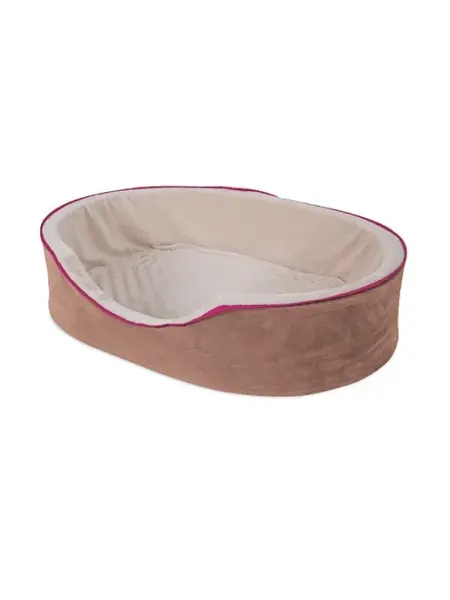 Petmate Лежак для собак и кошек овальный с бортиками, 45х35х13см