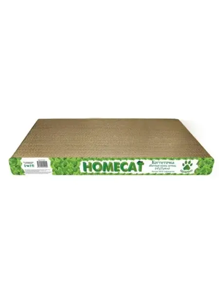 Homecat Когтеточка для кошки картонная с мятой, 47х22х4 см