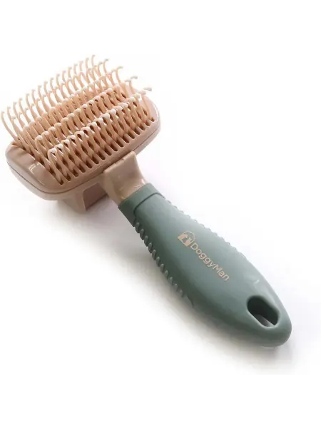 Japan Premium Pet Сликер щетка пуходерка самоочищающаяса для кошек и собак S