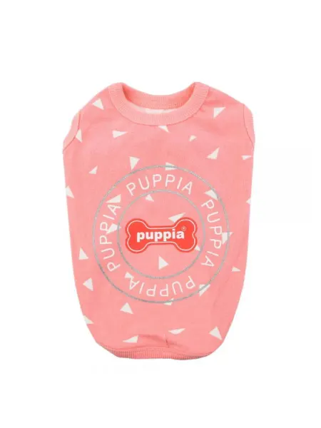 PUPPIA Футболка для собак "Simon", розовая