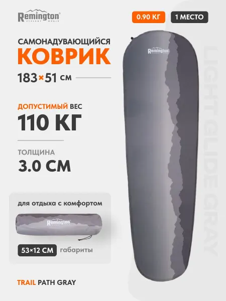 REMINGTON synergy world Самонадувающийся коврик Remington RM-SM-16-RG
