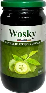 Варенье из грецких орехов Wosky, 475 г (350 мл)