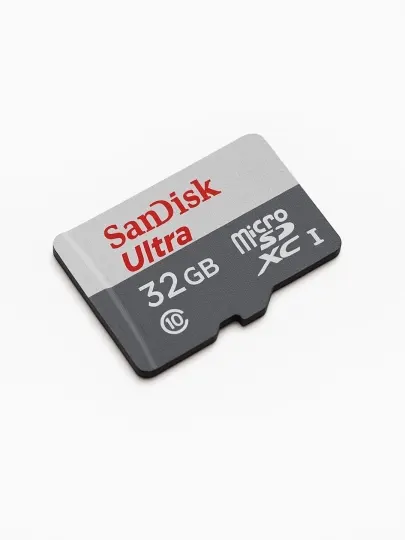 Карта памяти SanDisk Ultra microSD 32GB, для телефона видеорегистратора и других устройств