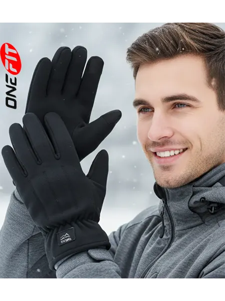 OneFit Перчатки флисовые зимние сенсорные