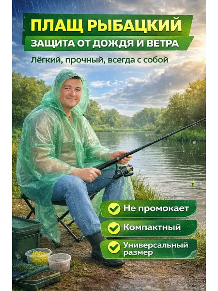 СК21 Рыболовный плащ от дождя