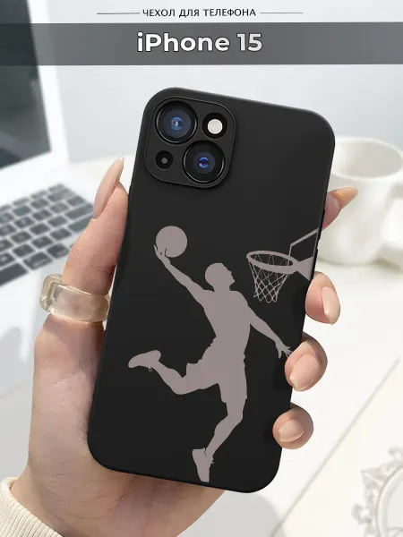 Case.96 Чехол на Apple iPhone 15 баскетбол