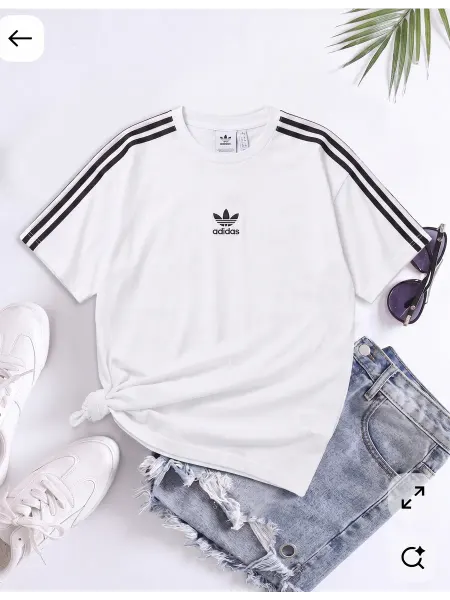 Street head Футболка спортивная Adidas оверсайз с длинным рукавом