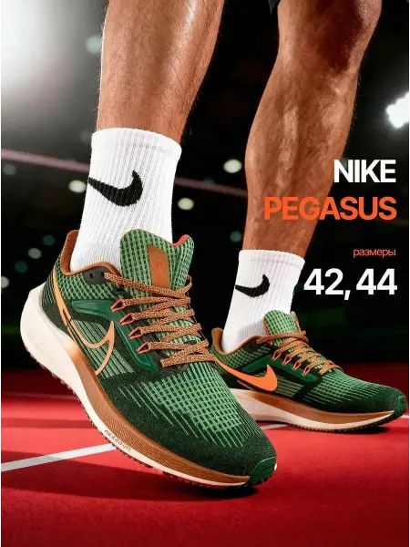Nike Кроссовки спортивные для бега фитнеса спортзал Pegasus