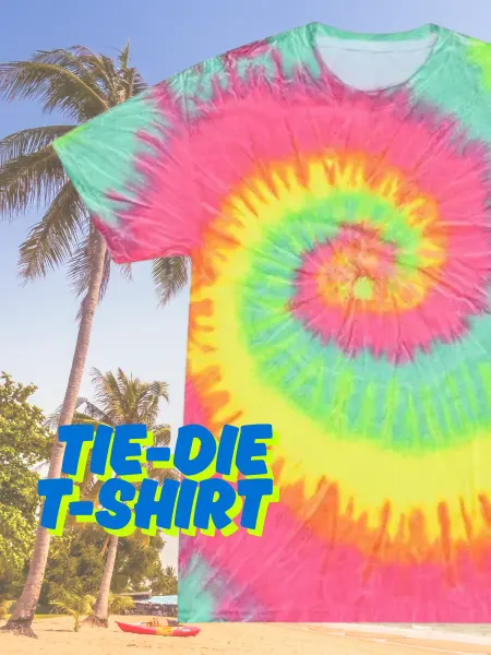 Пляжная гидрофутболка Tie-Dye