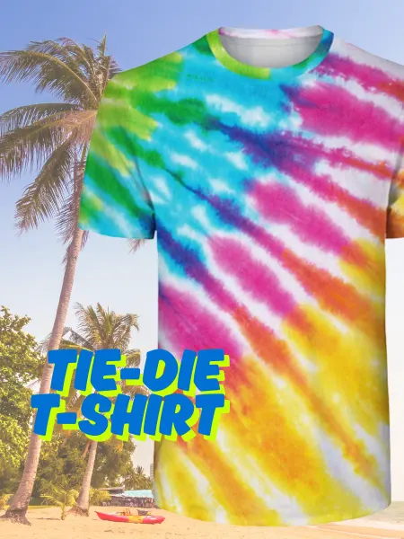 Пляжная гидрофутболка Tie-Dye