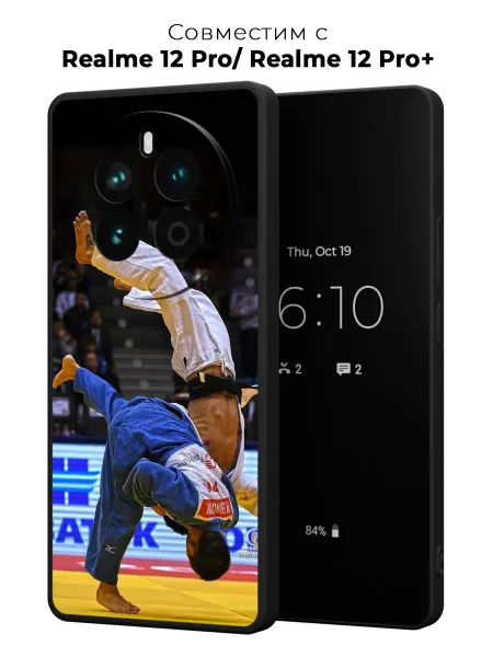 PANCASE Чехол на Realme 12 Pro дзюдо