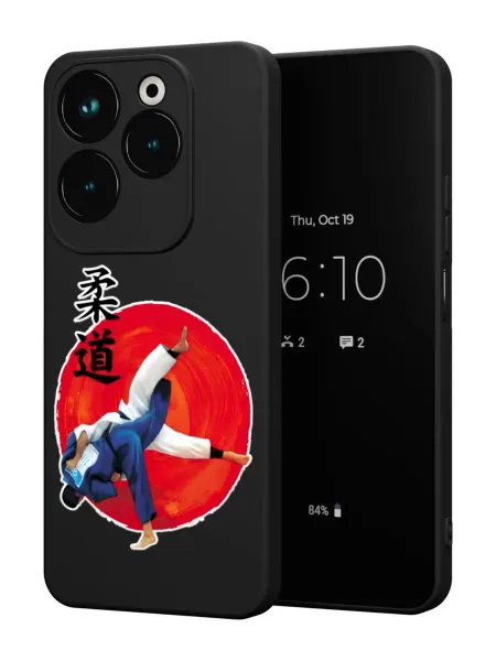 Принт-бутик Чехол на Infinix HOT 40 HOT 40 PRO с принтом Дзюдо