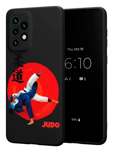 PBl store Чехол на Samsung A73 5G с принтом Дзюдо