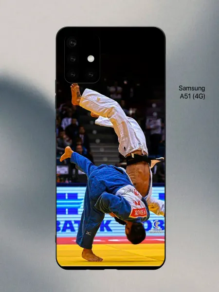 PANCASE Чехол на Samsung A51 дзюдо
