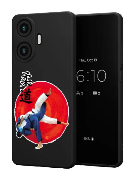 Принт-бутик Чехол на Realme C55 с принтом Дзюдо