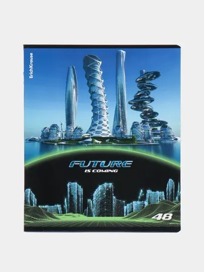 Тетрадь ErichKrause Future, 48 листов, клетка, глянцевая ламинация 60602 q0000053763