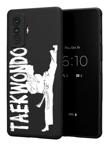 PBl store Чехол на Xiaomi Poco F4 GT с принтом Тхэквондо