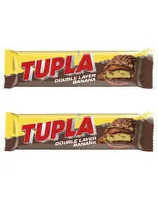 Шоколадный батончик Tupla двойной слой банана, 48г*2шт (Финляндия)