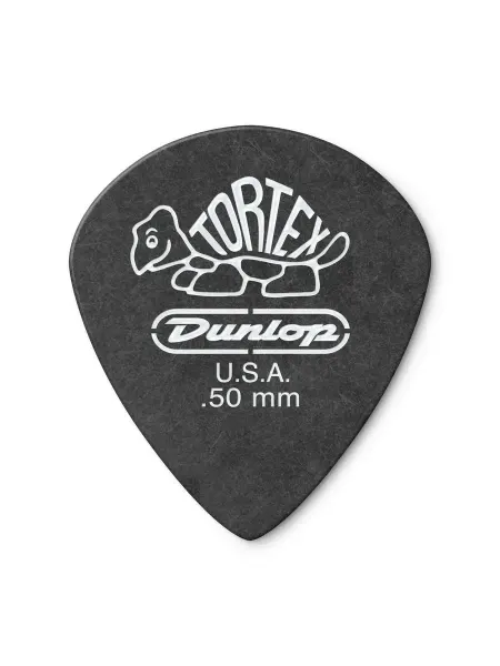 Dunlop. 482P.50 Tortex Pitch Black Jazz III Медиаторы 12шт