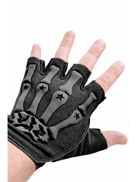 Tactical Bear Перчатки тактические без пальцев летние велосипедные. Кости