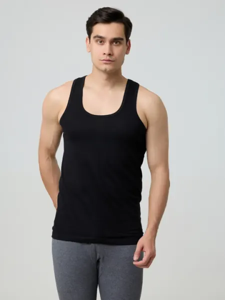Мужская майка GARANT TEXTILE из хлопка, однотонная (размеры 48–56)