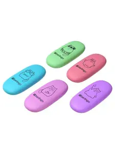 Ластик 36 шт Berlingo Lazy Cats, 49х23х9мм, разноцветный