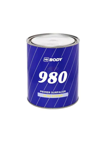 HB BODY Грунт-наполнитель автомобильный Body 980 серый 1 л