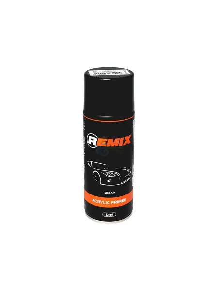 Remix Акриловый автомобильный грунт RM-SPR02 черный 520 мл