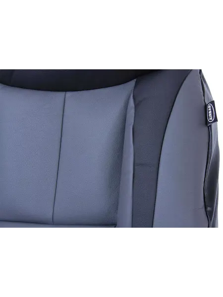 АВТОСТОП Чехлы на сиденье BLACK GREY ортопедические, экокожа, (9шт)