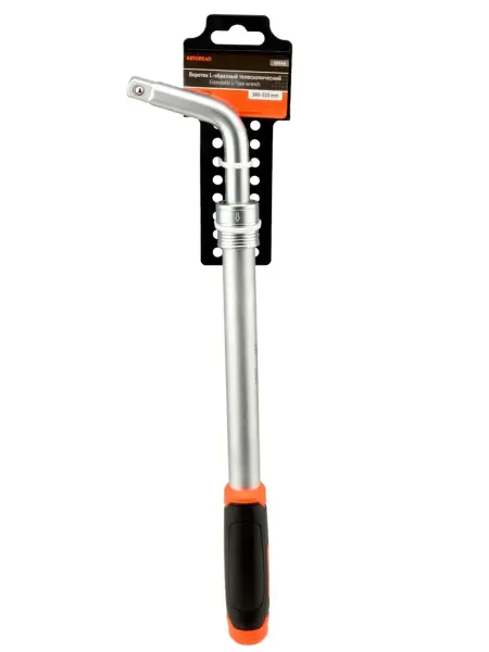 АВТОDЕЛО Вороток Г-образный 1 2 380-520х60mm телескопический PRO