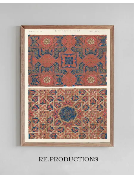 Re.productions Постер Moresque No.4b - Owen Jones