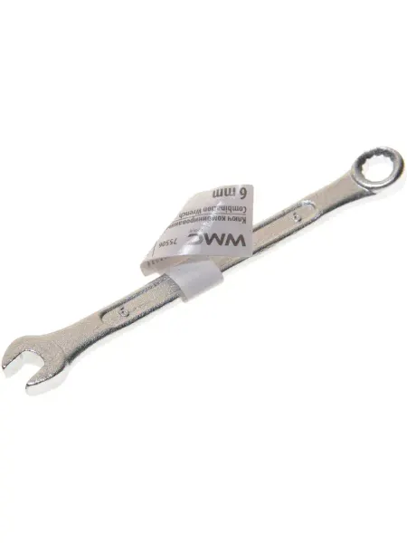 WMC Tools Ключ комбинированный 6мм 12-гранный прямой, WMC-75506