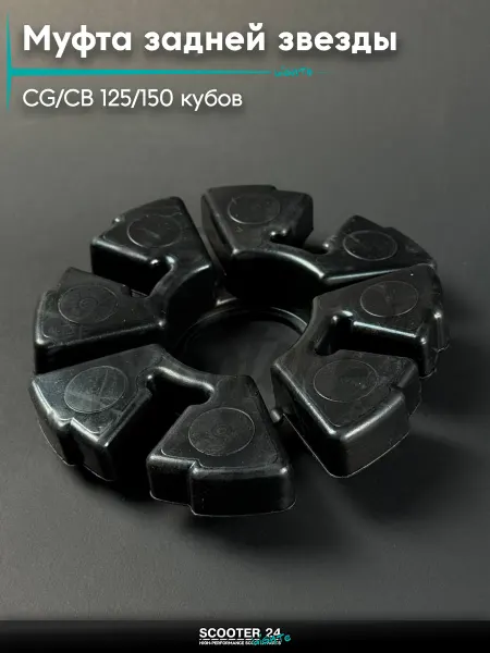 S24 Муфта задней звезды на мопед Omaks Motors Wind CG CB 125-150