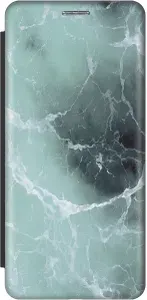 Чехол-книжка на Samsung Galaxy A13 4G / Самсунг А13 4Г c принтом "Котенок и свет" черный