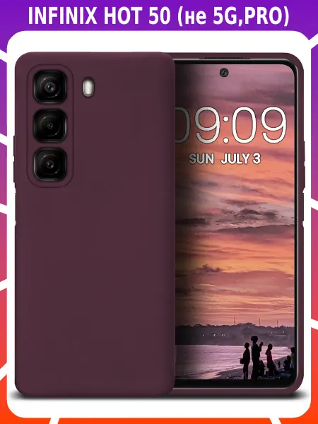 Cassy Стильный, мягкий чехол для INFINIX HOT 50 4G (не 5G,PRO)