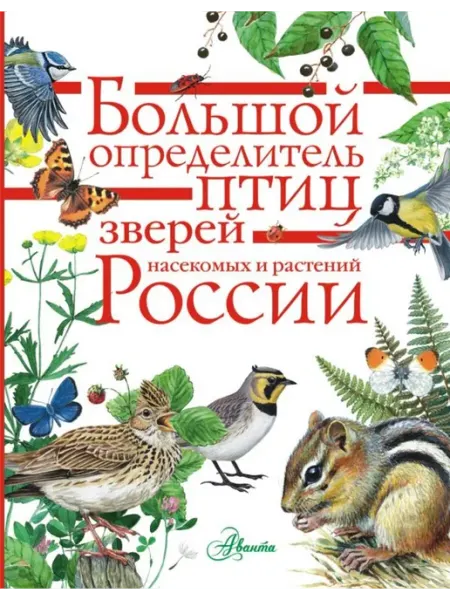 АСТ Большой определитель птиц, зверей, насекомых и растений
