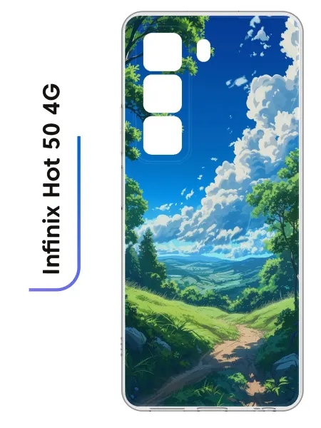 Mobi711 Чехол прозрачный Infinix Hot 50 4G