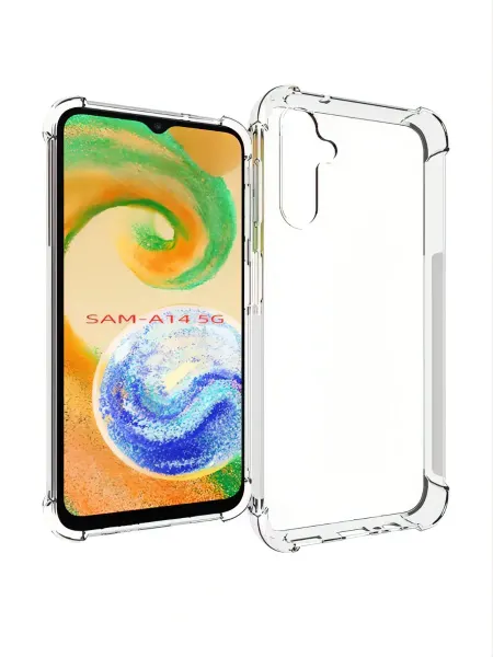 Fanoya Чехол MyPads для Samsung Galaxy A14 4G 5G прозрачный