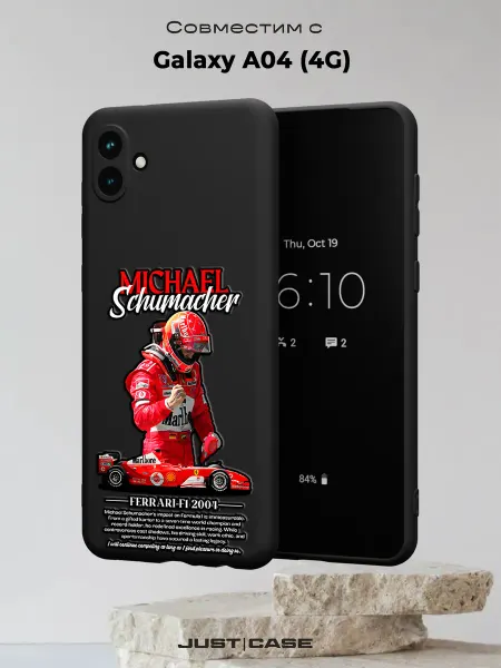 Принт-бутик Чехол на Samsung A04 4G с принтом Михаэль Шумахер
