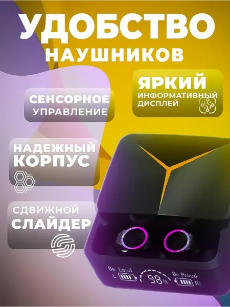 Игровые наушники с беспроводной связью и высоким качеством