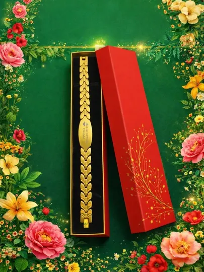 Магнитный браслет – классический дизайн, в подарочной коробке, ampli5