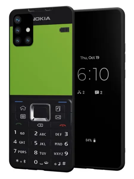 PBl store Чехол на Samsung A51 4G с принтом Nokia