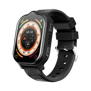 Смарт часы детские Smart Baby Watch Y62 4G, Wi-Fi с кнопкой SOS, GPS геолокацией, видеозвонком и прослушкой/Детские часы телефон (черный)
