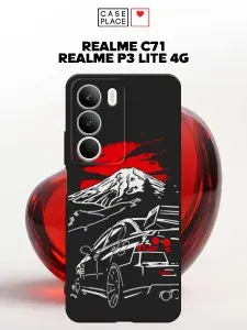 Чехол на Реалми С71/P3 Лайт 4G черный
