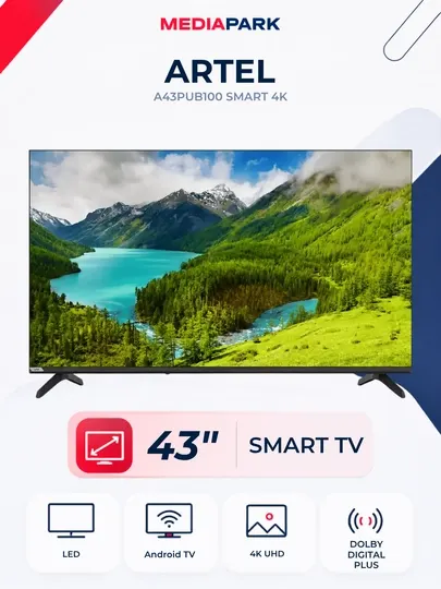 Телевизор Artel A43PUB100 Smart 4K