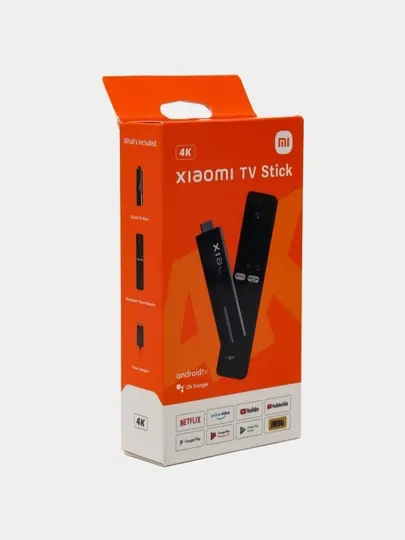 Смарт ТВ приставка Xiaomi Mi TV Stick 4K, Android ТВ, Global version