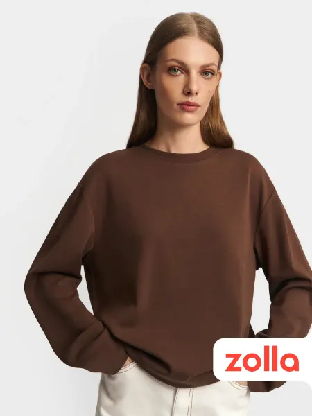 Zolla Женский лонгслив из хлопка
