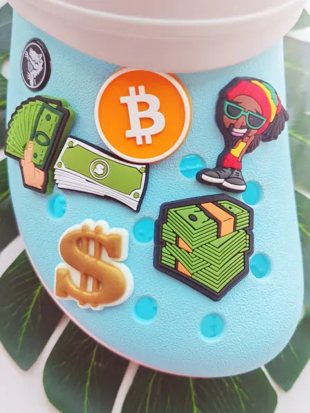 Fun_Jibz Джибитсы деньги на crocs мужские Доллар Биткоин