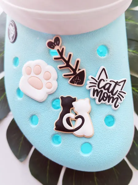 Fun_Jibz Джибитсы на Crocs коты украшения кошки